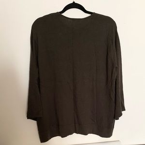 Pure Jill cashmere Sweater Size M  army green